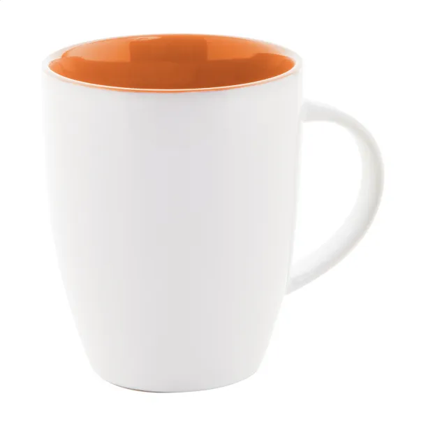 Maia mug Orange White
