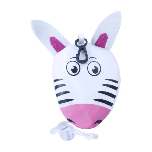 Noah drawstring bag, zebra White