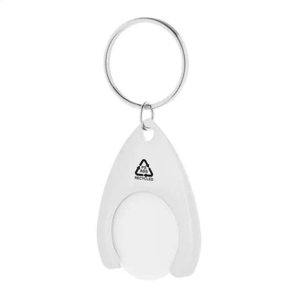 Neppy RABS trolley coin keyring White
