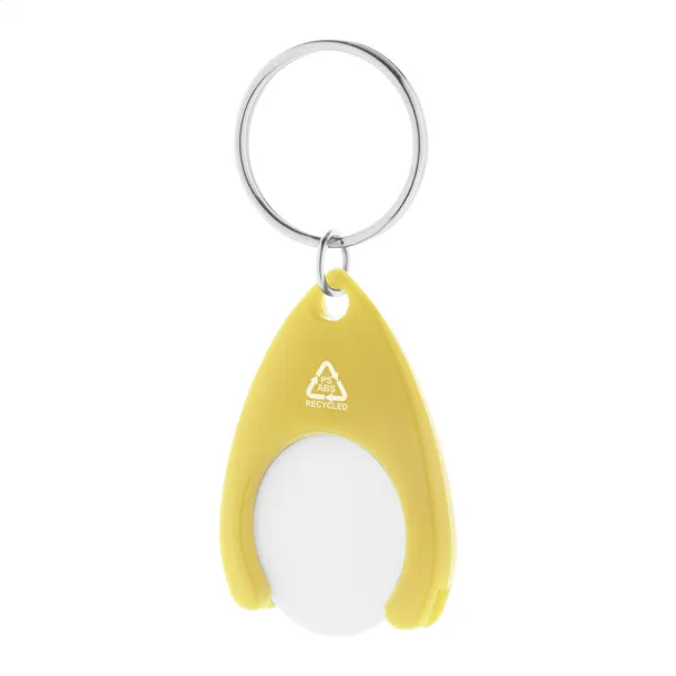 Neppy RABS trolley coin keyring Yellow