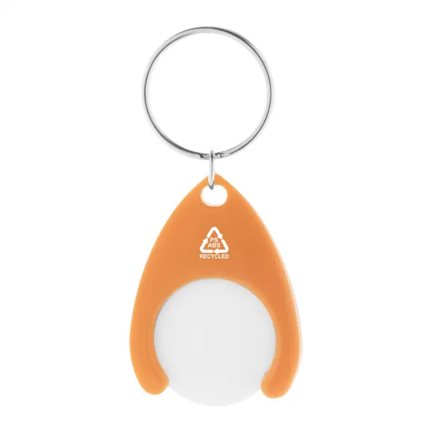 Neppy RABS trolley coin keyring Orange