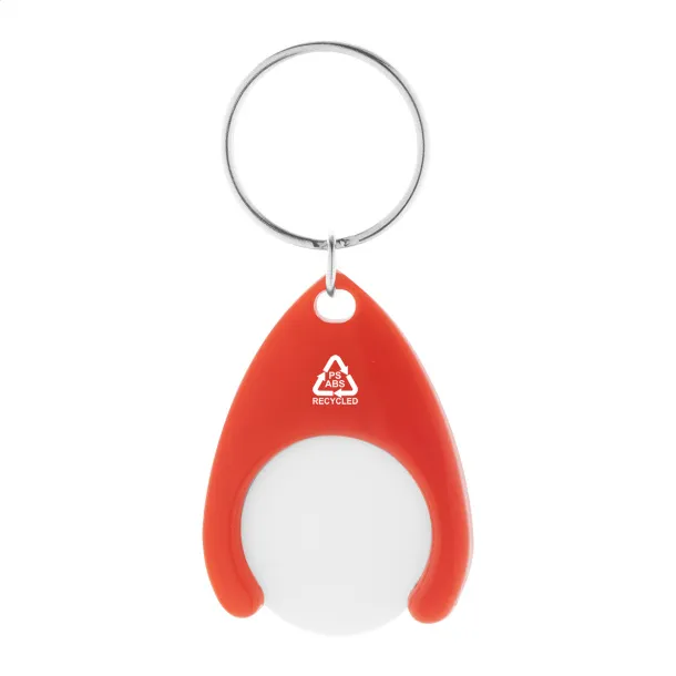 Neppy RABS trolley coin keyring Red