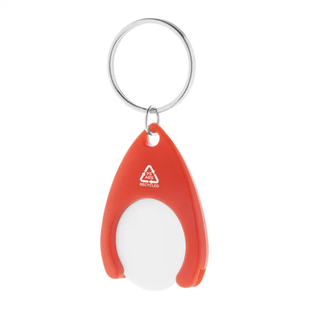 Neppy RABS trolley coin keyring Red