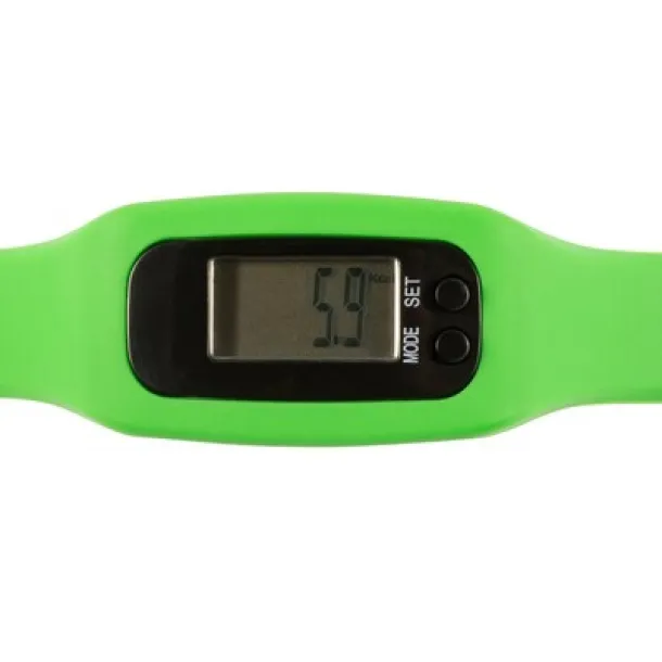  Wristband with pedometer lime green