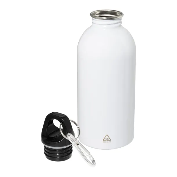 Ressuto recycled stainless steel bottle White