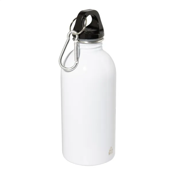 Ressuto recycled stainless steel bottle White