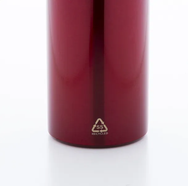 Ressuto recycled stainless steel bottle Red