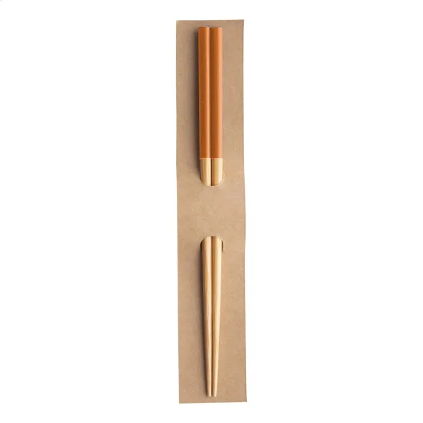 Sinicus bamboo chopsticks Orange Natural
