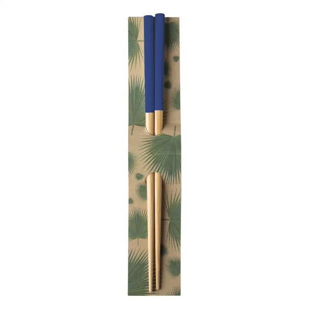 Sinicus bamboo chopsticks Blue Natural