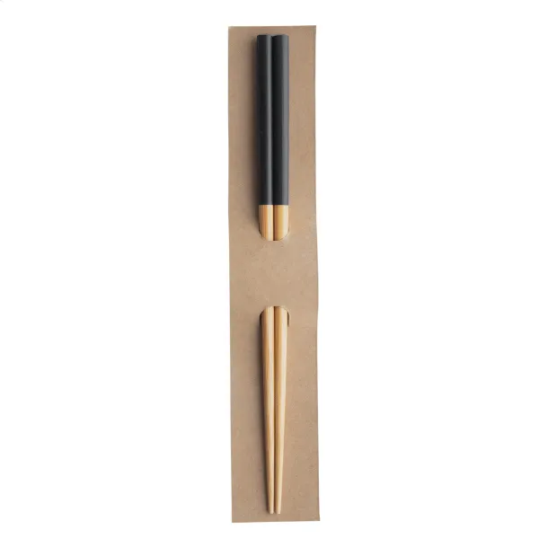 Sinicus bamboo chopsticks Black Natural