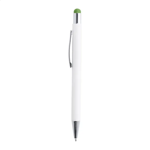 Wirly touch ballpoint pen Green White