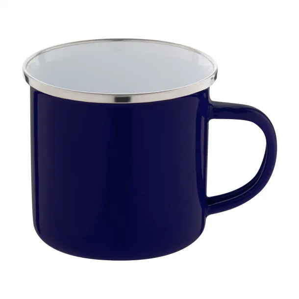 Enavint enamel mug Dark blue White