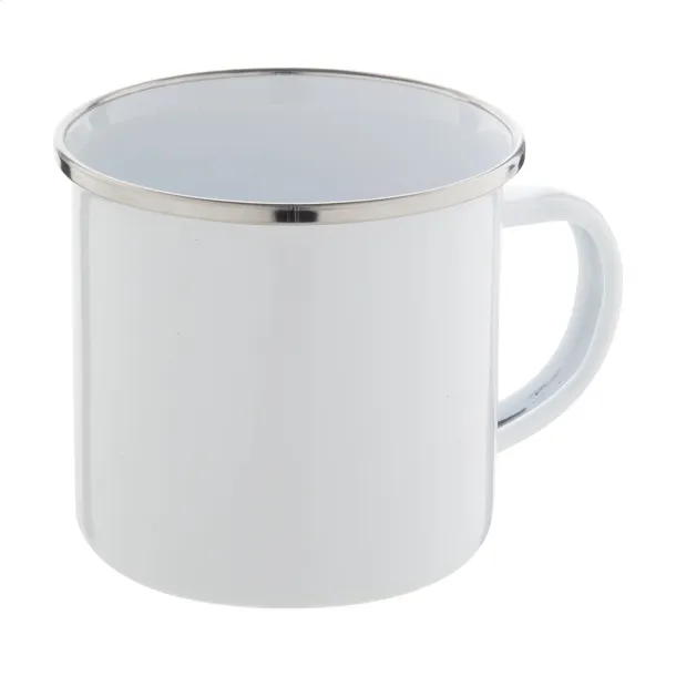 Enavint emajlirana šalica, 300 ml Bijela Bijela