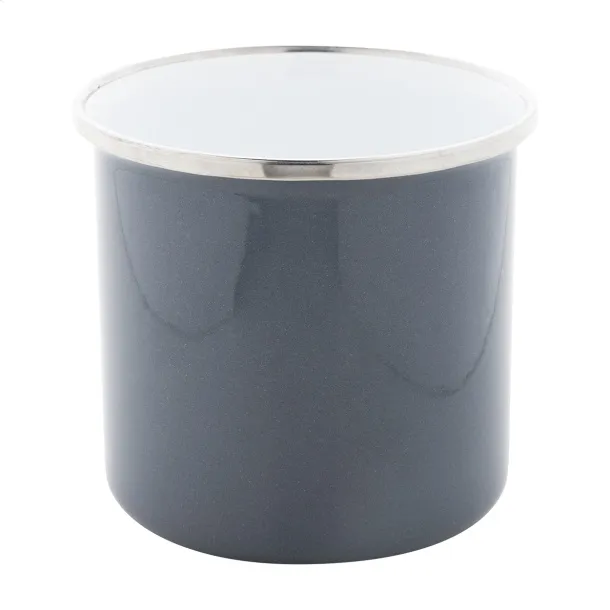 Enavint enamel mug Grey White