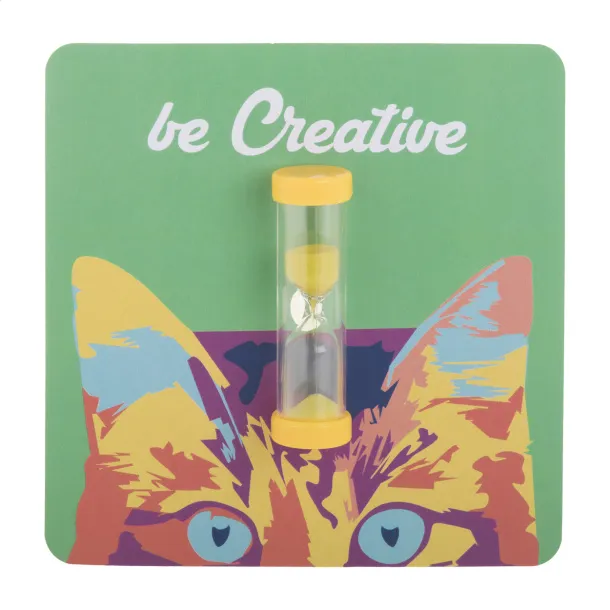 Sandy sand timer Yellow Transparent