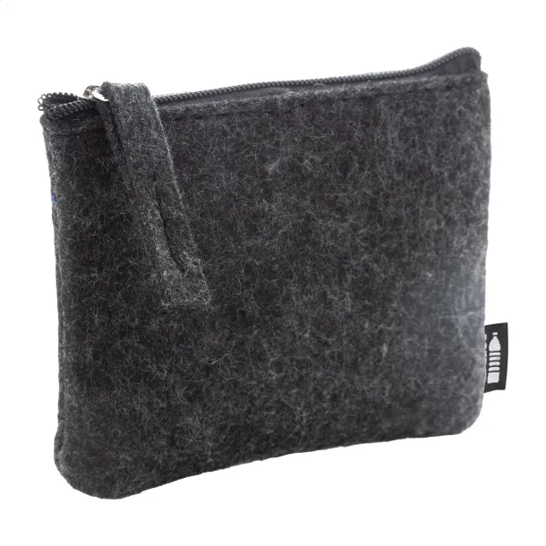 Refelt Money RPET felt purse Dark grey