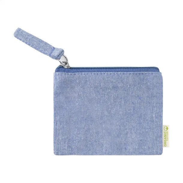 Florin cotton purse Blue