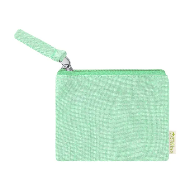 Florin cotton purse Green