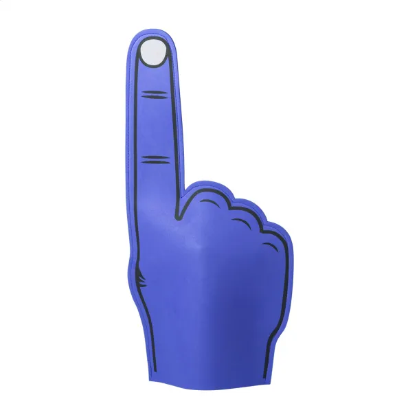 Fanly cheering hand Blue