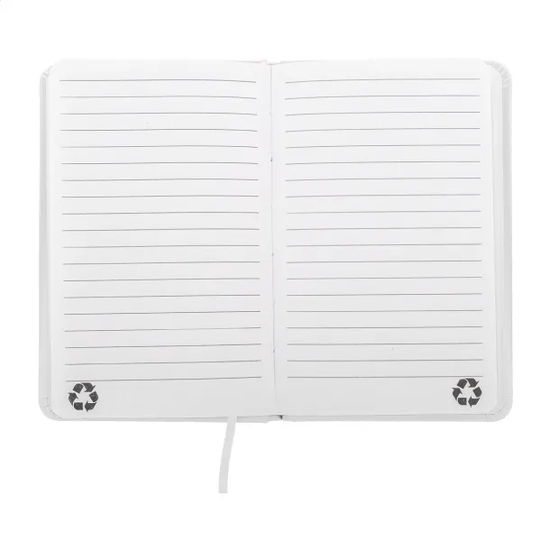 Repuk Line A6 A6 notes od recikliranog  PU-a Bijela