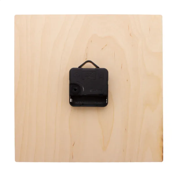 BeTime Wood B personalizirani zidni sat Prirodna