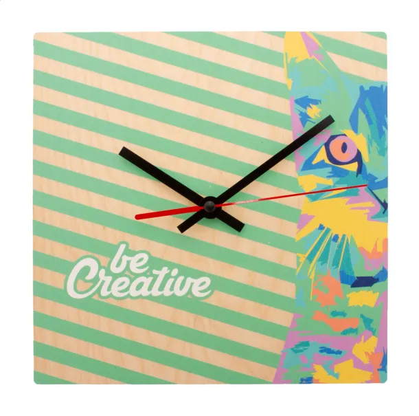 BeTime Wood B custom wall clock Natural