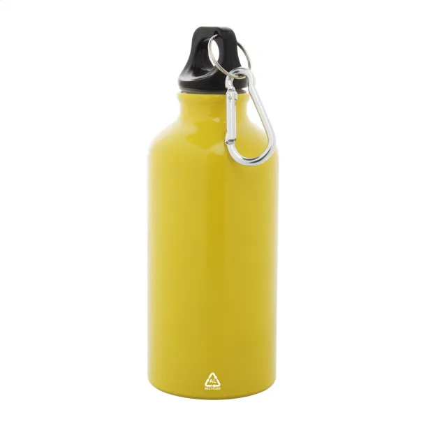 Raluto recycled aluminium bottle Yellow