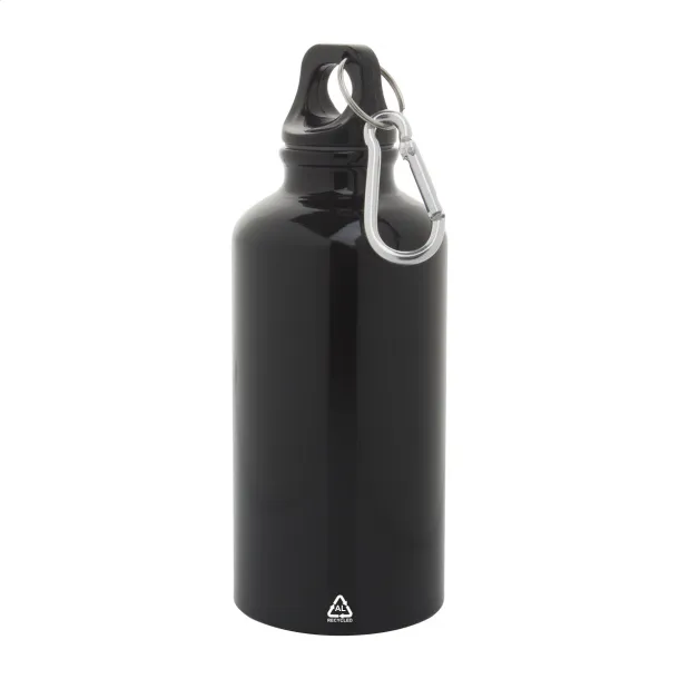 Raluto recycled aluminium bottle Black
