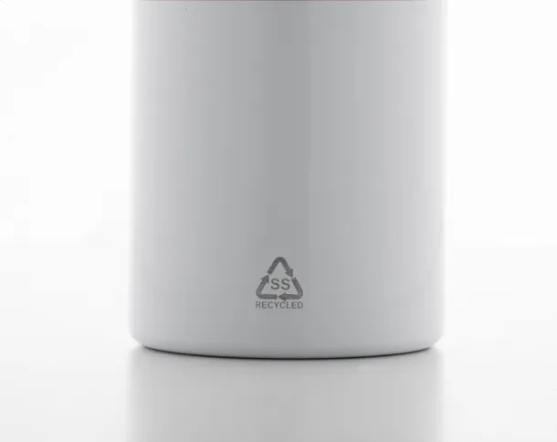 Ressuto XL recycled stainless steel bottle White