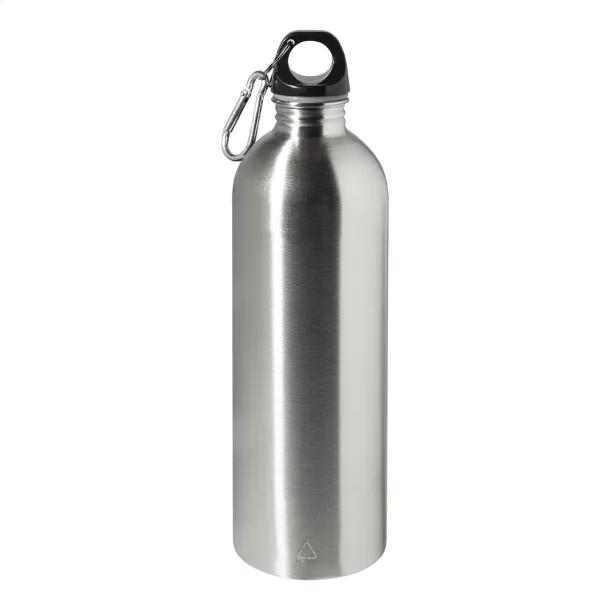 Ressuto XL recycled stainless steel bottle Silver