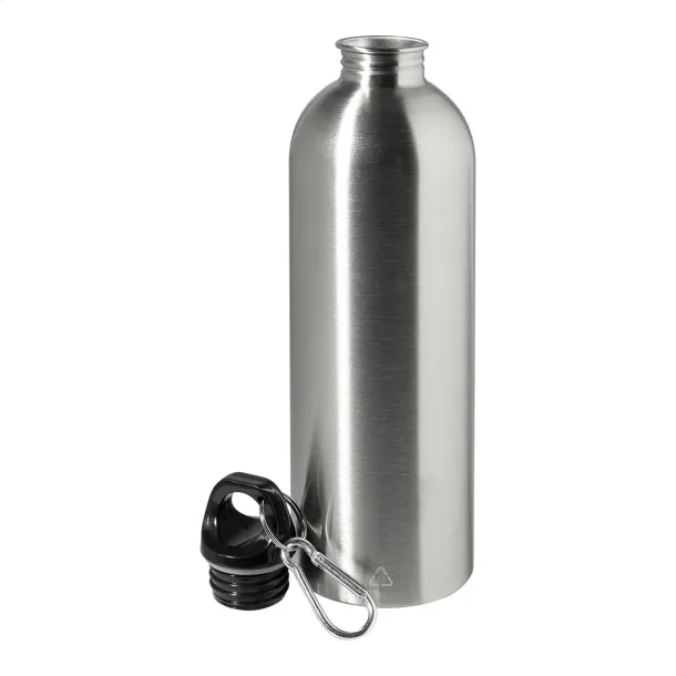 Ressuto XL recycled stainless steel bottle Silver