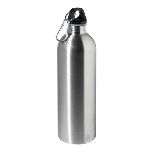 Ressuto XL recycled stainless steel bottle Silver