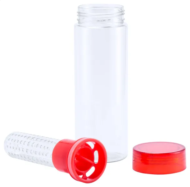 Glavi sport bottle Red Transparent