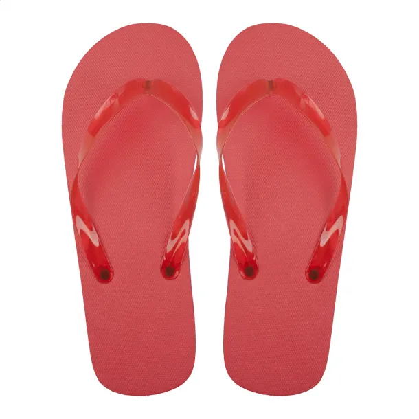 Boracay beach slippers Red
