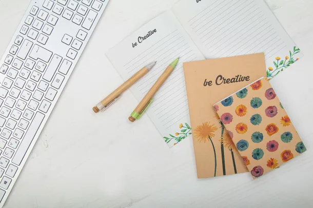 CreaNote Plus A6 Eco custom notebook Natural
