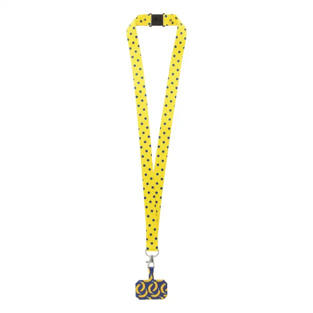 Subyard Mobile Safe custom RPET mobile holder lanyard White