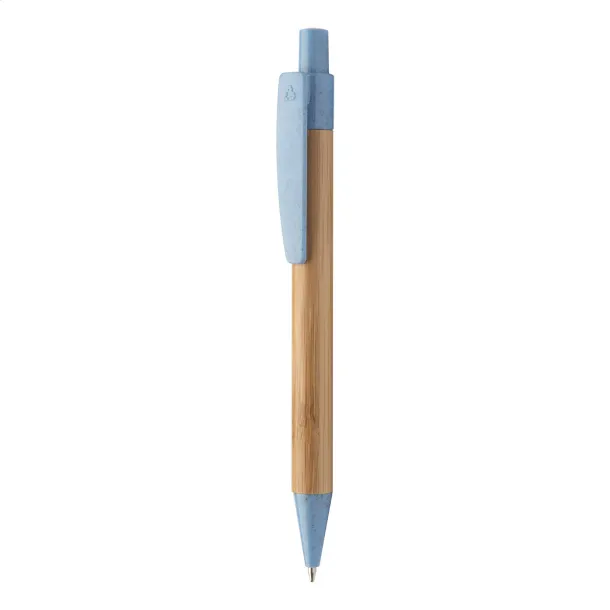 Boothic bamboo ballpoint pen Blue Natural