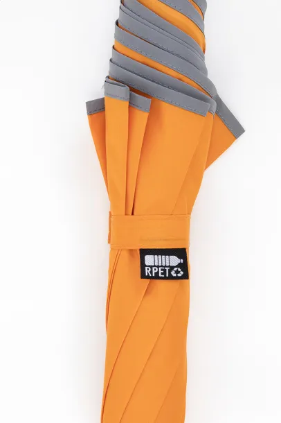 Thunder Max reflective RPET umbrella Orange