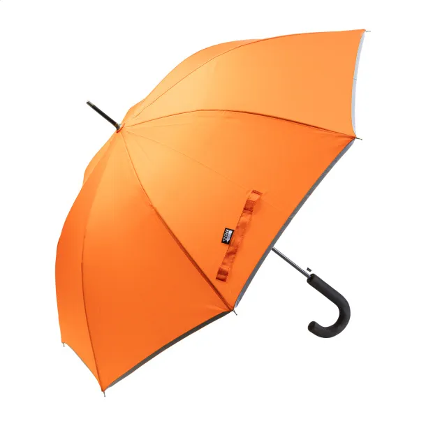 Thunder Max reflective RPET umbrella Orange