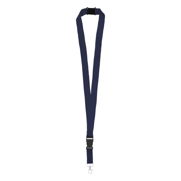 Revent Plus RPET lanyard Dark blue