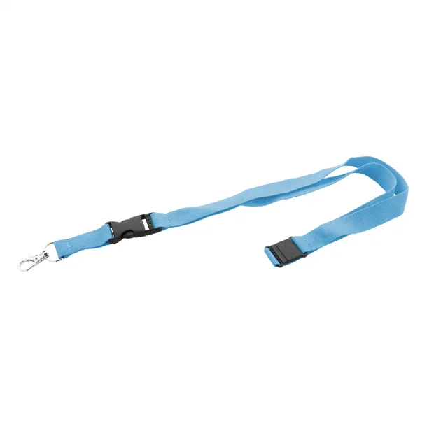 Revent Plus RPET lanyard Light blue