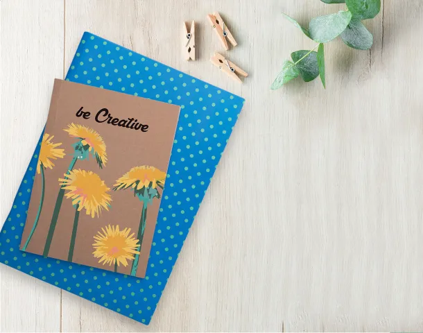 CreaNote A6 Eco custom notebook Natural
