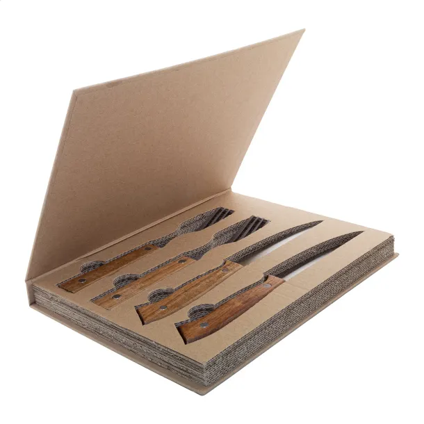 Tomahawk steak cutlery set Natural