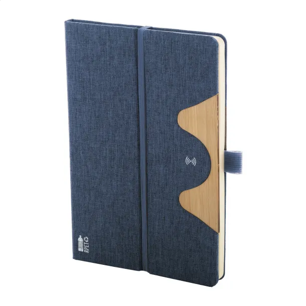 Chatom RPET wireless charger notebook Dark blue