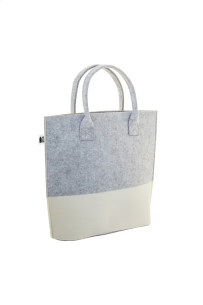 CreaFelt Shop C custom RPET shopping bag White Grey