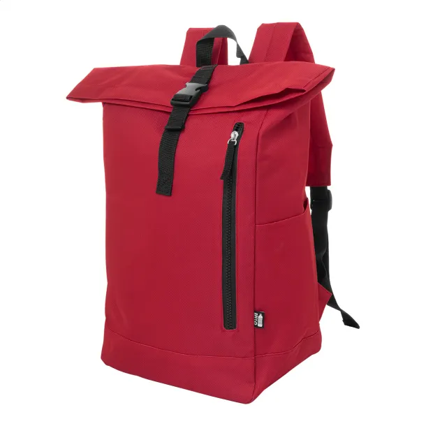 Reback RPET ruksak, 14" Crvena