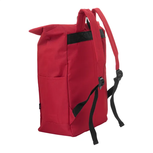 Reback RPET ruksak, 14" Crvena
