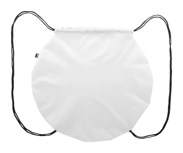 CreaDraw Circle custom drawstring bag Black White