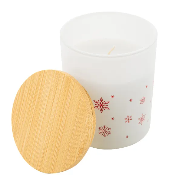 Jouluz Christmas candle, vanilla White