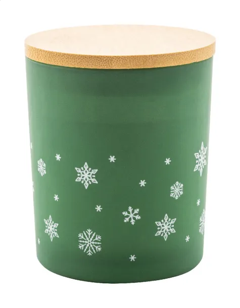 Jouluz Christmas candle, vanilla Green